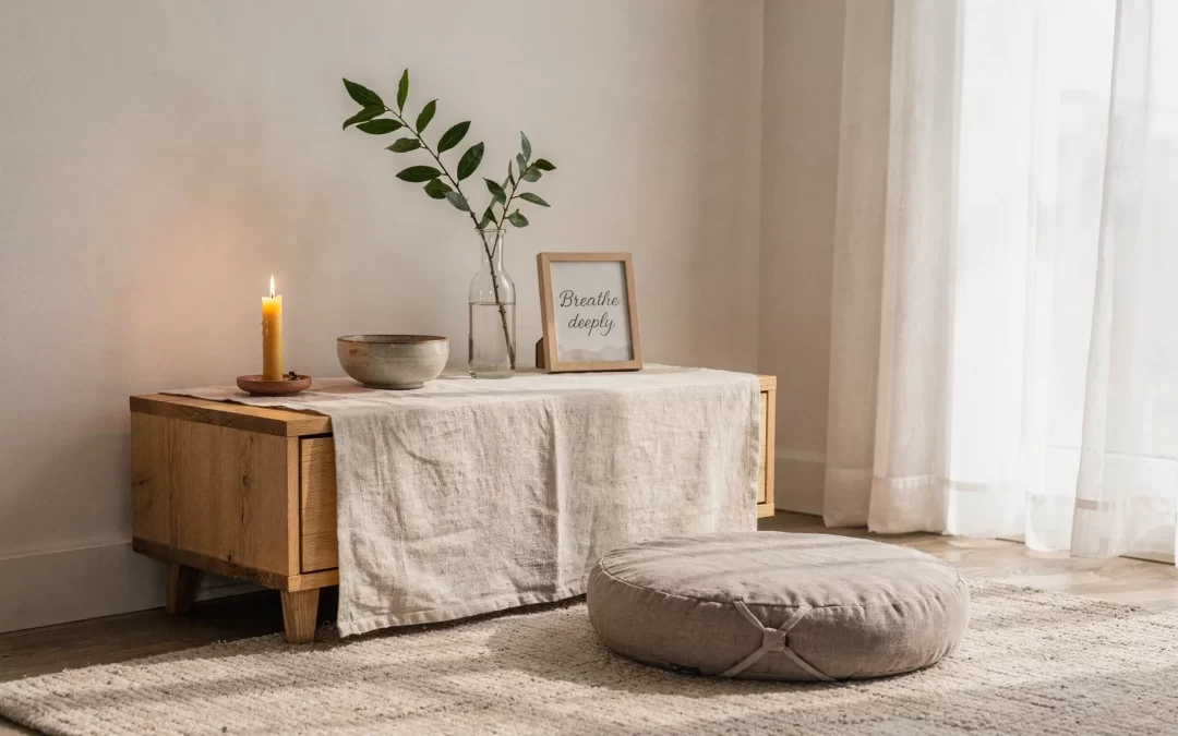 Cómo montar un altar de meditación en casa