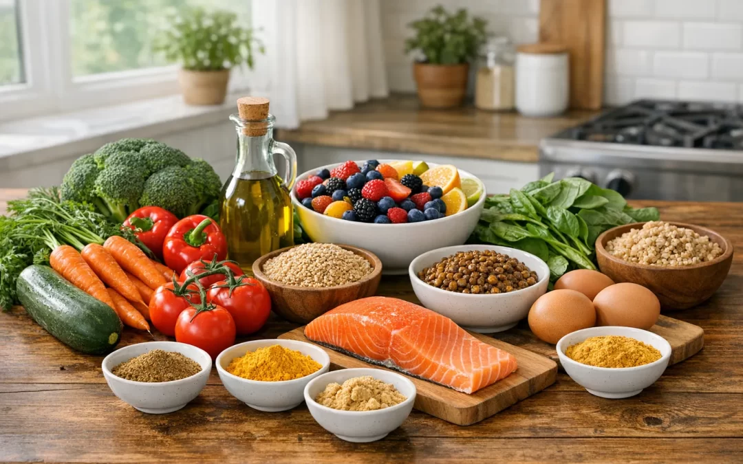 Dieta antiinflamatoria sencilla: menú de inicio