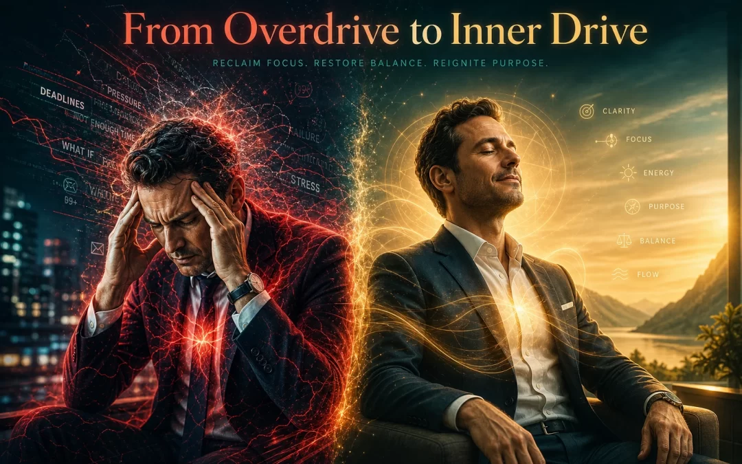 From Overdrive to Inner Drive: How Energy Healing Addresses the Root of Chronic Stress for High Performers