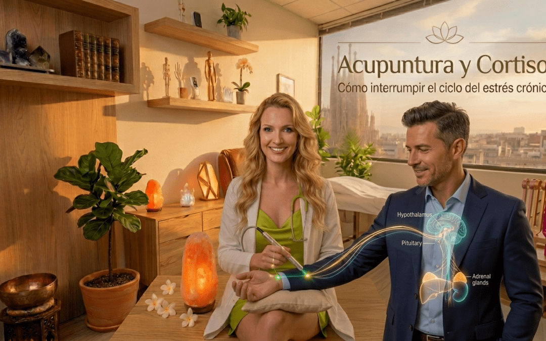 Acupuntura y cortisol: cómo una sesión puede interrumpir el ciclo del estrés crónico