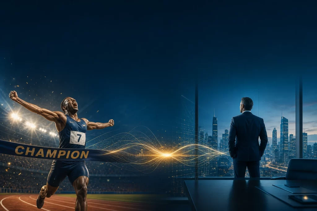 athlete and businessman success