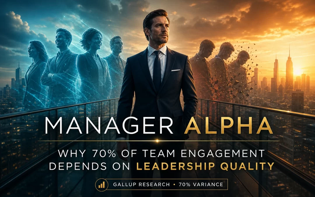 Manager Alpha: Why 70% of Team Engagement Depends on Leadership Quality