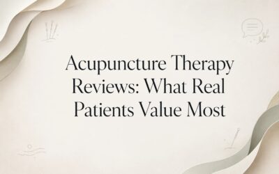 Acupuncture Therapy Reviews: What Real Patients Value Most