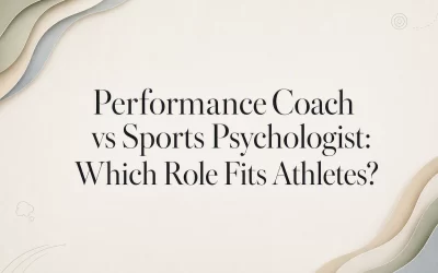 Performance Coach vs Sports Psychologist: Which Role Fits Athletes?