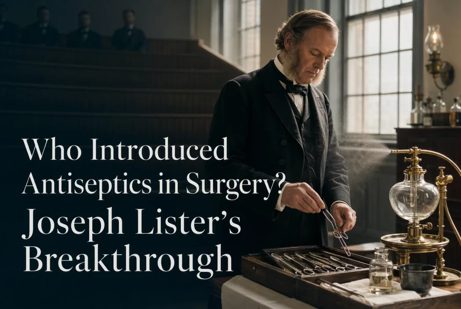 who introduced antiseptics in surgery? joseph lister’s breakthrough