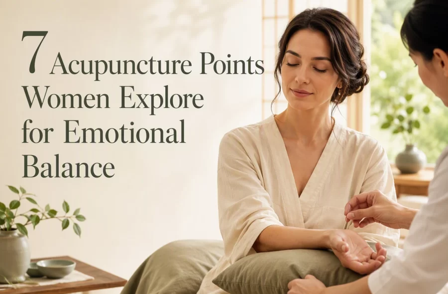 7 Acupuncture Points Women Explore for Emotional Balance