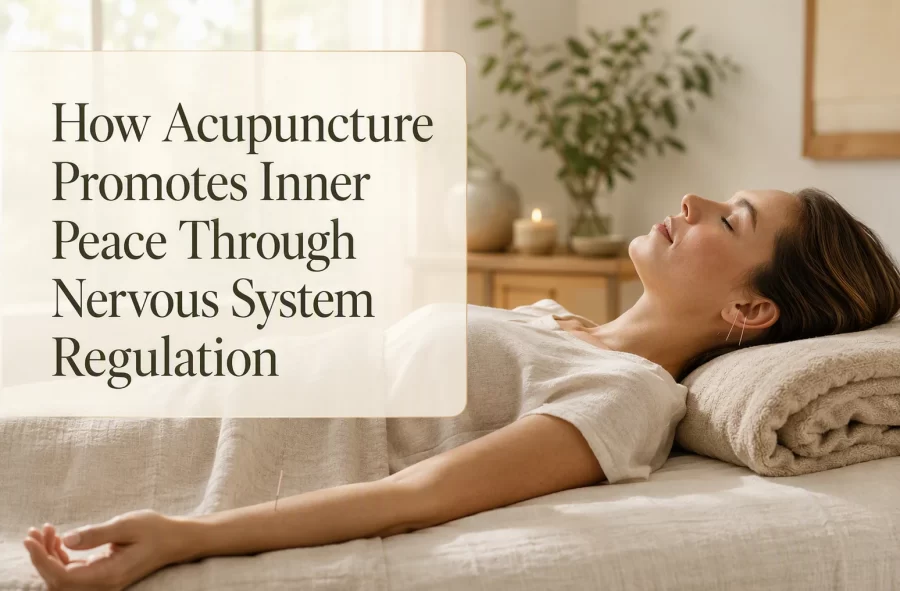 how acupuncture promotes inner peace through nervous system regulation