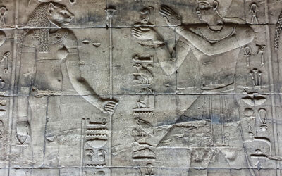 Temple of Isis at Philae on Lake Nasser as Aswan,Egypt