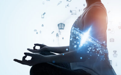 Health care technology concept. Mindfulness.