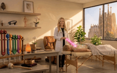 jasmine office barcelona pink beam laser pen tuning forks