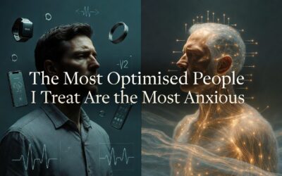 the most optimised people I treat are the most anxious