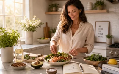 woman preparing food